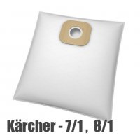 Филтърни торби торбички филтри за прахосмукачки Керхер Karcher WD2, WD3, WD4/5/6, снимка 2 - Прахосмукачки - 37484221