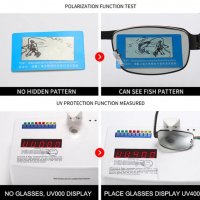 UV400 100% Защита Слънчеви Поляризирани Фотохроматични Очила със Солидна Метална Рамка, снимка 6 - Слънчеви и диоптрични очила - 32543466