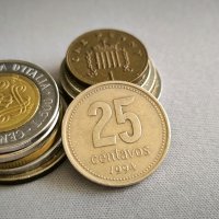 Монета - Аржентина - 25 центавос | 1994г., снимка 1 - Нумизматика и бонистика - 43687436