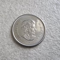 Монети . Канада .1 , 5  и 25 цента.  1 и 2 долара. 5 бройки., снимка 8 - Нумизматика и бонистика - 38663264