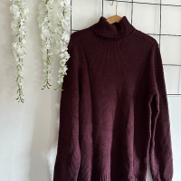 Винен Пуловер Reserved L, снимка 1 - Блузи с дълъг ръкав и пуловери - 44863028