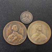 Комплект медал и плакети царски 1924 и соц 1974, снимка 1 - Антикварни и старинни предмети - 43561090