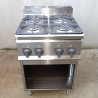 Професионален, италиански, газов котлон на база GGM GASTRO - 4 горелки, снимка 1 - Обзавеждане на кухня - 43661131