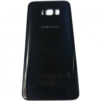 Заден капак, панел стъкло за Samsung Galaxy S8 Plus / Черен с дефект, снимка 1 - Резервни части за телефони - 35210394