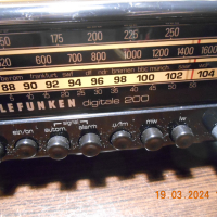 Telefunken digitale 200 Radio clock alarm - vintage 78, снимка 7 - Други - 44845227