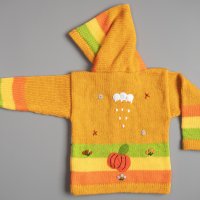 Перуанска детска жилетка, цвят горчица, размери от 0 до 7 години, снимка 2 - Детски пуловери и жилетки - 37346229