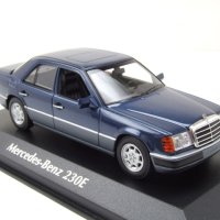 Mercedes-Benz 230E W124 от 1991 - мащаб 1:43 на Maxichanps моделът е нов в PVC дисплей-кейс, снимка 12 - Колекции - 43516230
