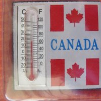 Магнит-термометър от Канада, снимка 6 - Колекции - 43329157