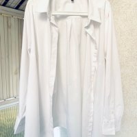 Голяма бяла риза ULLA POPKEN , снимка 2 - Ризи - 38250326