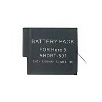 Батерия AHDBT-501 1220 mAh за GoPro Hero 5/6/7 Black/New(2018), снимка 2 - Батерии, зарядни - 27777691