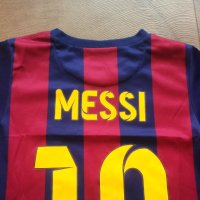 NIKE MESSI FC BARCELONA Kids Football T-Shirt размер 7-8 години / 122-128 см детска тениска 35-59, снимка 4 - Детски тениски и потници - 43545138