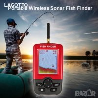 █▬█ █ ▀█▀ Fish Finder XJ-01 безжичен ехолот, Сонар за откриване на рибни пасажи!, снимка 1 - Такъми - 37399183