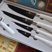 Луксозен комплект ножове 5 части перфектен подарък, снимка 4 - Прибори за хранене, готвене и сервиране - 43409178
