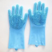 2 БРОЯ Силиконови ръкавици за домакинска употреба, снимка 2 - Други - 43621837