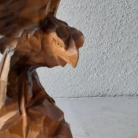 30 см Орел, фигура, птица дърворезба, пластика, статуетка, снимка 10 - Статуетки - 39749258