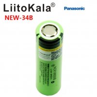 Акумулаторна Презареждаема Батерия Panasonic NCR18650B 3.7V 3400mAh Li-ion Liitokala Power Co. Ltd, снимка 1 - Електронни цигари - 27201340