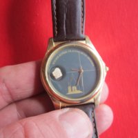 Позлатен арт часовник Дрезден , снимка 1 - Мъжки - 28334853