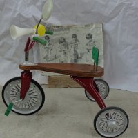 Ретро детски велосипеди триколки употребявани произведени 1977-82 год , снимка 11 - Велосипеди - 36639641