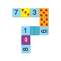 Образователна игра - Домино с цифри / Клевър Бук, снимка 4 - Образователни игри - 40087178