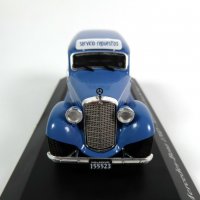 Mercedes-Benz 170D Juan Manuel Fangio 1954 - мащаб 1:43 на IXO/Altaya модела е нов PVC дисплей-кейс, снимка 4 - Колекции - 26821201