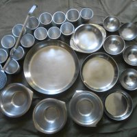 Съдове за хранене и готвене от алпака-тава,тенджери,чинии,купички и др., снимка 16 - Съдове за готвене - 21568940