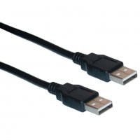 Кабел USB2.0  мъжко/мъжко 1,5м Cable USB2.0 type A-A M/M , 1.5m, снимка 1 - Кабели и адаптери - 10186707