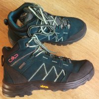 CMP WP Thiamat Mid Trekking Waterproof Shoe EUR 35 / UK 2,5 естествена кожа водонепромукаеми - 1503, снимка 1 - Детски боти и ботуши - 43750787