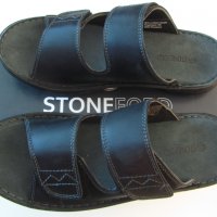 Продавам кожени чехли STONEFORD., снимка 1 - Мъжки чехли - 26387152
