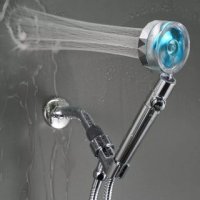 Слушалка за душ с перка и 3D ефект на водата и 360 градуса завъртане, снимка 2 - Душове - 43955515