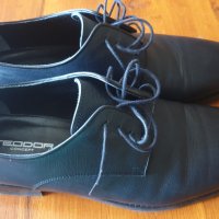 Класически обувки от релефна кожа - TEODOR, снимка 2 - Официални обувки - 33554642
