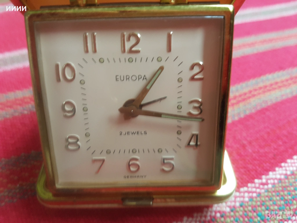 Джобен часовник будилник EUROPA , снимка 1