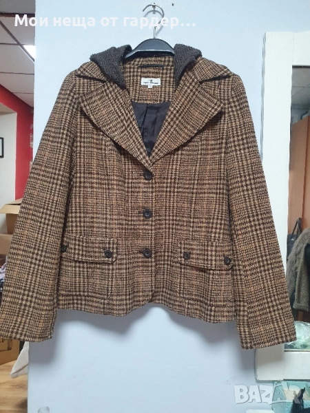 Сако стино кафяво р42 Л. Лондон Tom Taylor , снимка 1