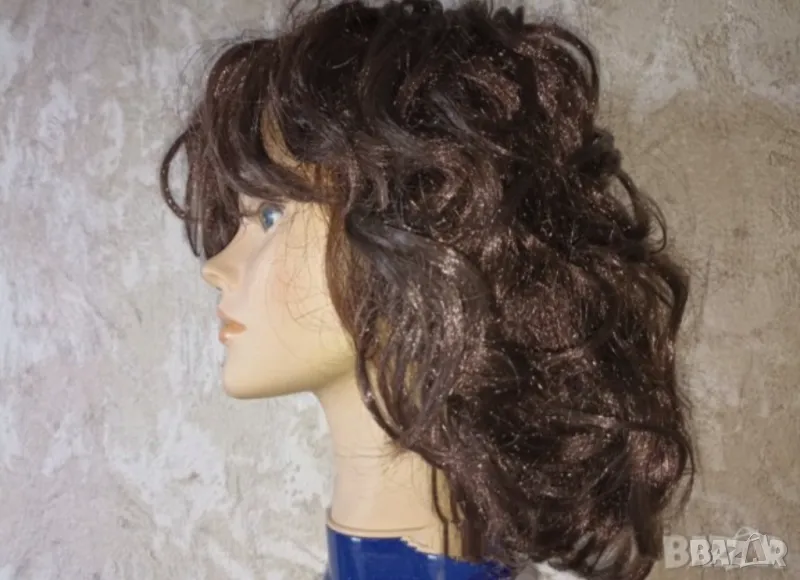 Кестенява перука средна дължина , снимка 1