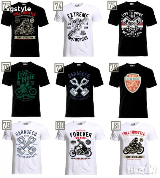 Тениска Моторджийска Мото Мотокрос Ендуро Моторист Мотоциклетизъм Мотор Рокер Moto Motorcycle, снимка 1