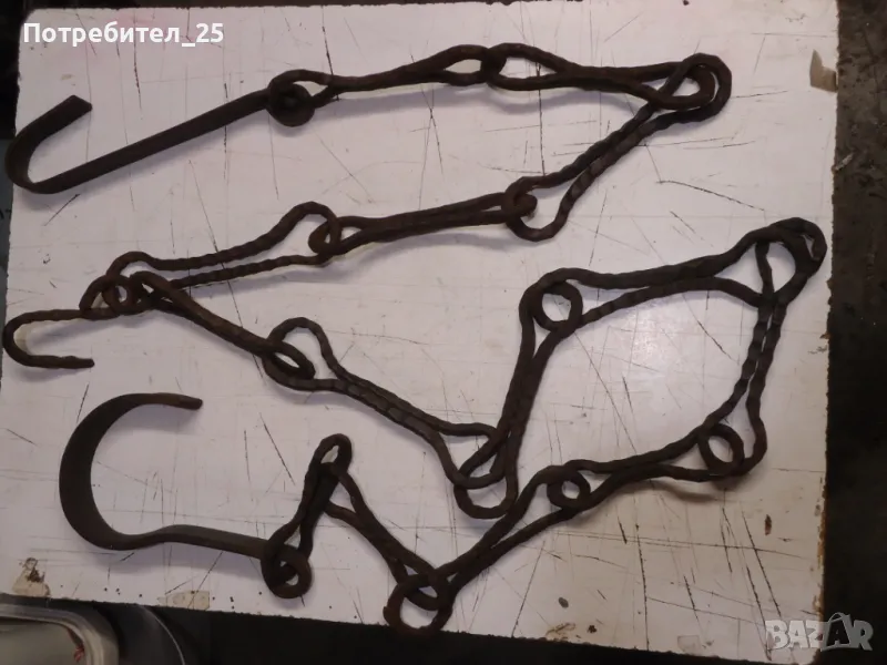Кован синджир за огнище, снимка 1