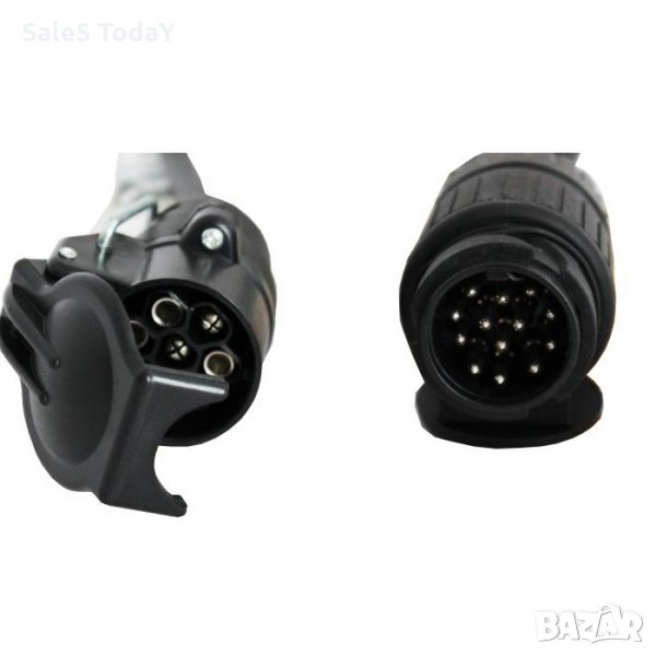 Кабел конектор, от 7 към 13 пина, Адаптор, преходник, букса за кемпер, караван и ремарке , снимка 1