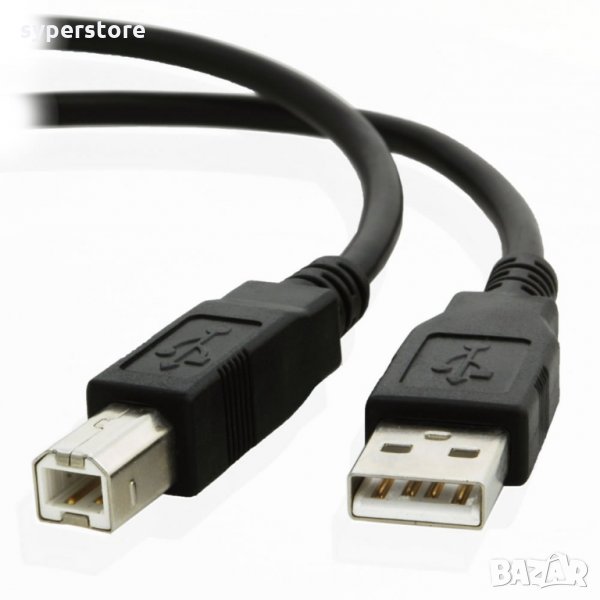 Кабел USB2.0 A-B  мъжко/мъжко кабел за принтер 3 м Качествен  Cable type A-B Quality, снимка 1
