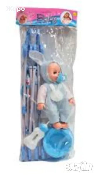 Бебе в количка с гърне и биберон 160497, снимка 1