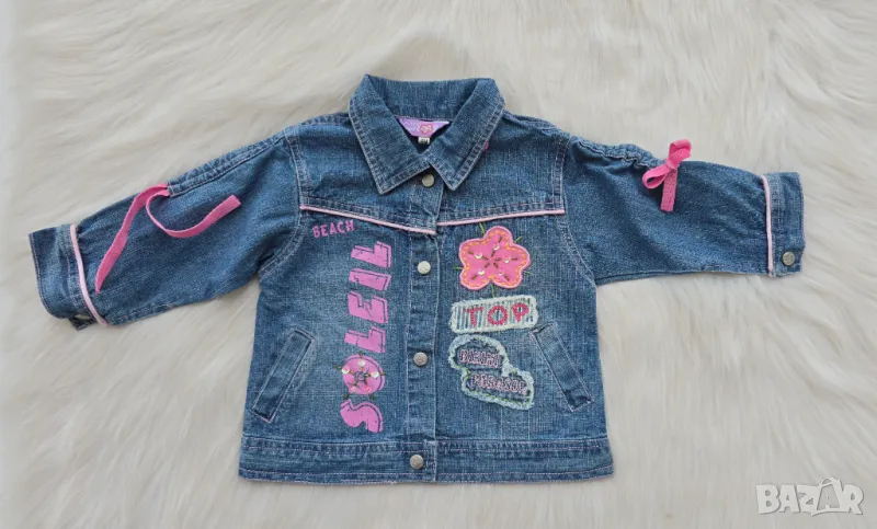 Бебешко дънково яке - 6 месеца, снимка 1