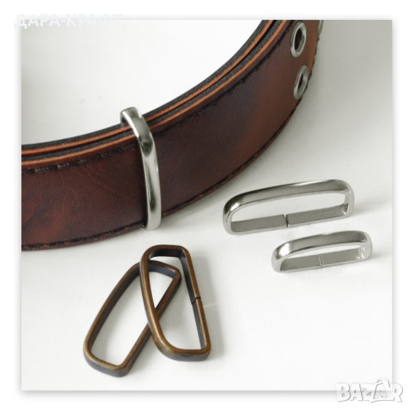 Гайки за колани, нашийници, каишки 15мм-40мм, 10бр, снимка 1