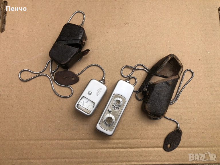 стар фотоапарат и светломер "MINOX WETZLAR" - 1940/53г. - MADE IN GERMANY - МИНИ, снимка 1