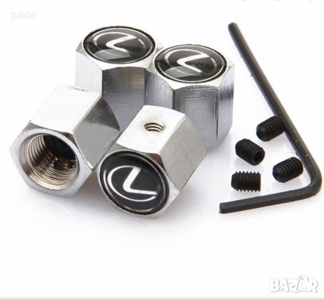 Защита от кражба! Метални капачки за вентили! Лексус, снимка 1