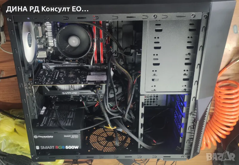 Геймърски компютър/Ryzen 5 2600/Radeon rx560/16GB ram, снимка 1