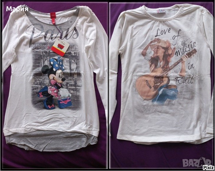 Блуза Disney 158 cm и блуза 164 cm, снимка 1