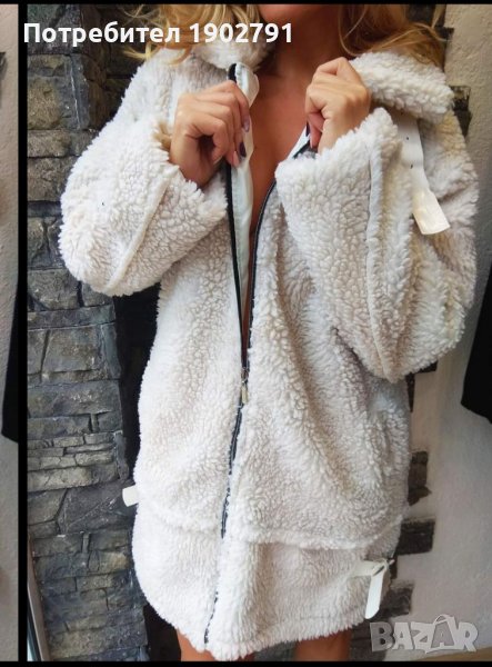 Дамско пухено палто , снимка 1