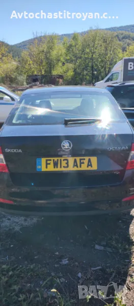 Заден Капак - Багажник Skoda Octavia III 2013 (Черен), снимка 1