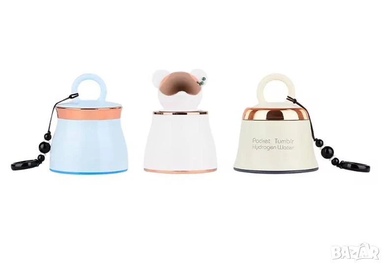 Премиум Водородна Бутилка Алкална Вода Генератор за Хидрогенирана Вода Озон Йонизатор Хидрогенератор, снимка 1