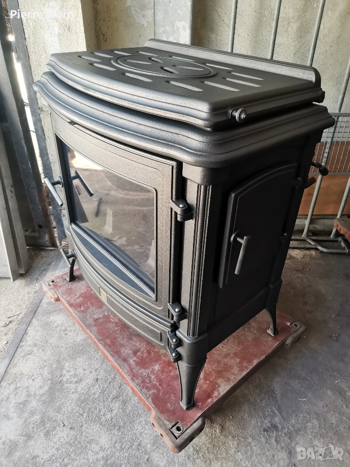 Чугунена печка / камина на дърва 16kW , снимка 1