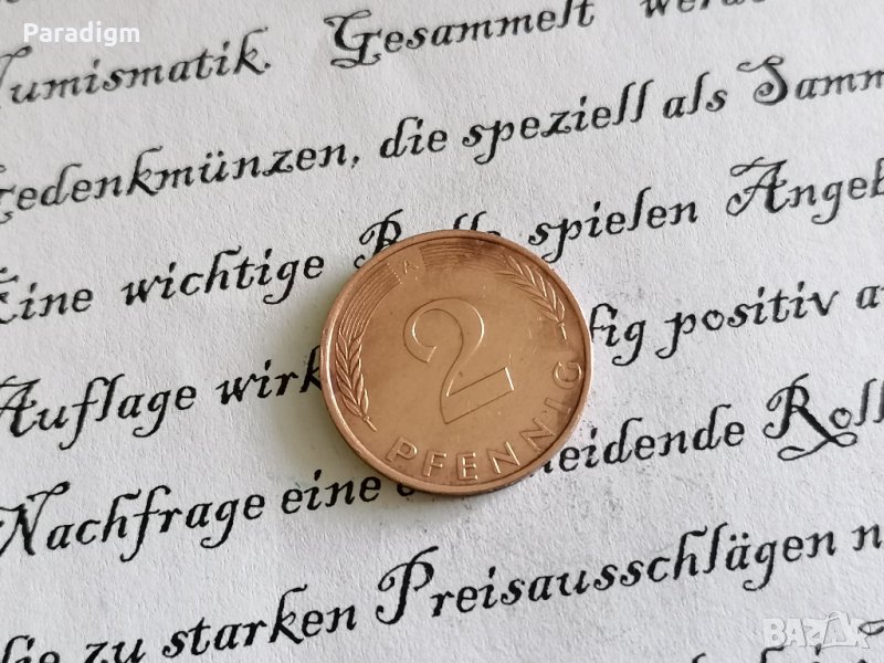 Монета - Германия - 2 пфенигa | 1995г.; серия A, снимка 1