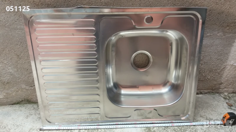 отлична мивка с отцедник - неръждавейка  , снимка 1